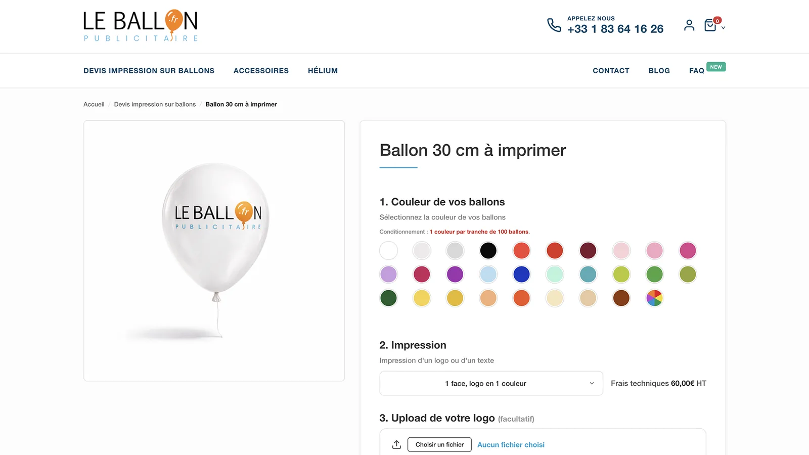 Le Ballon Publicitaire — Fiche Produit 1
