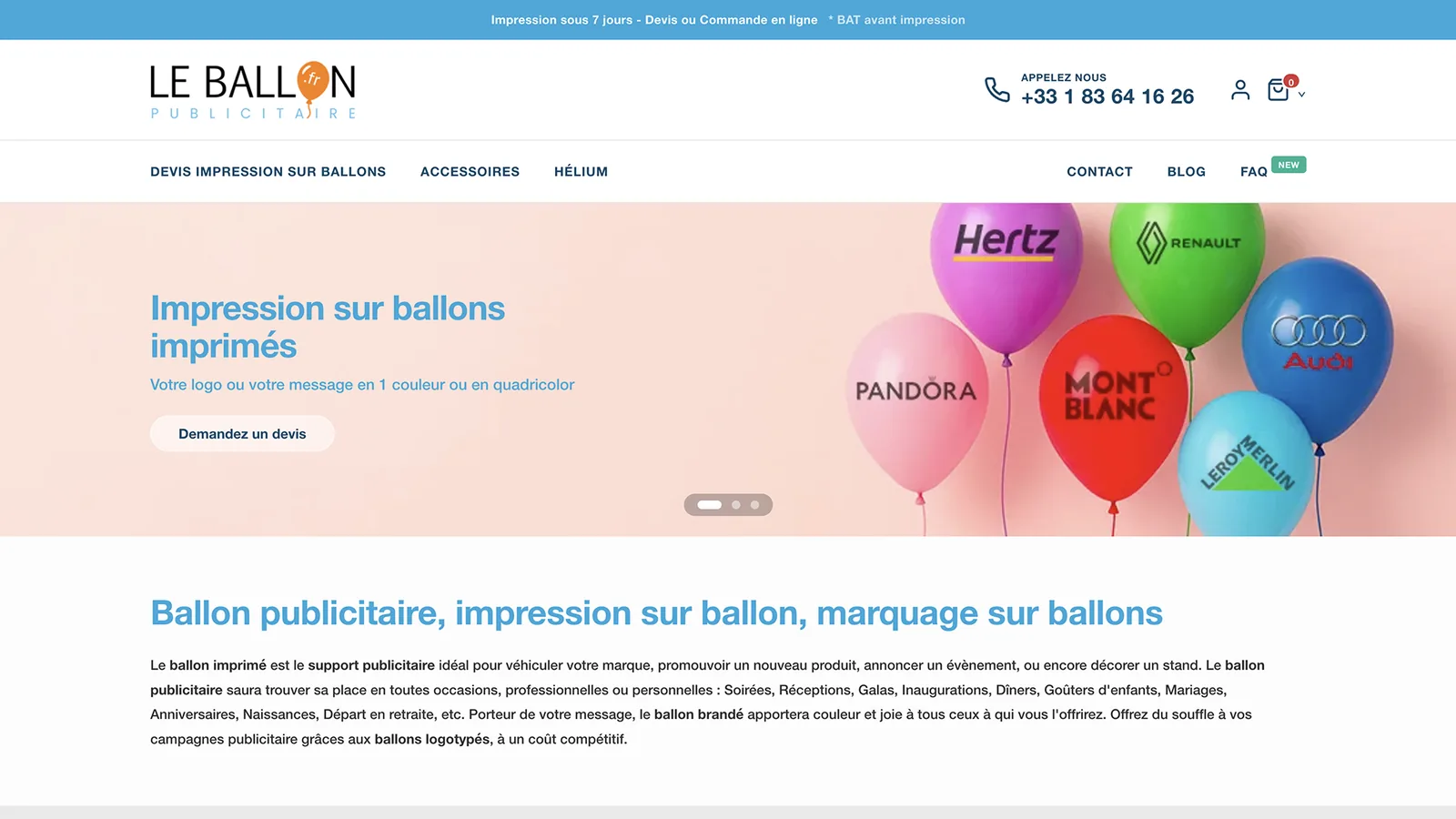 Le Ballon Publicitaire — Home