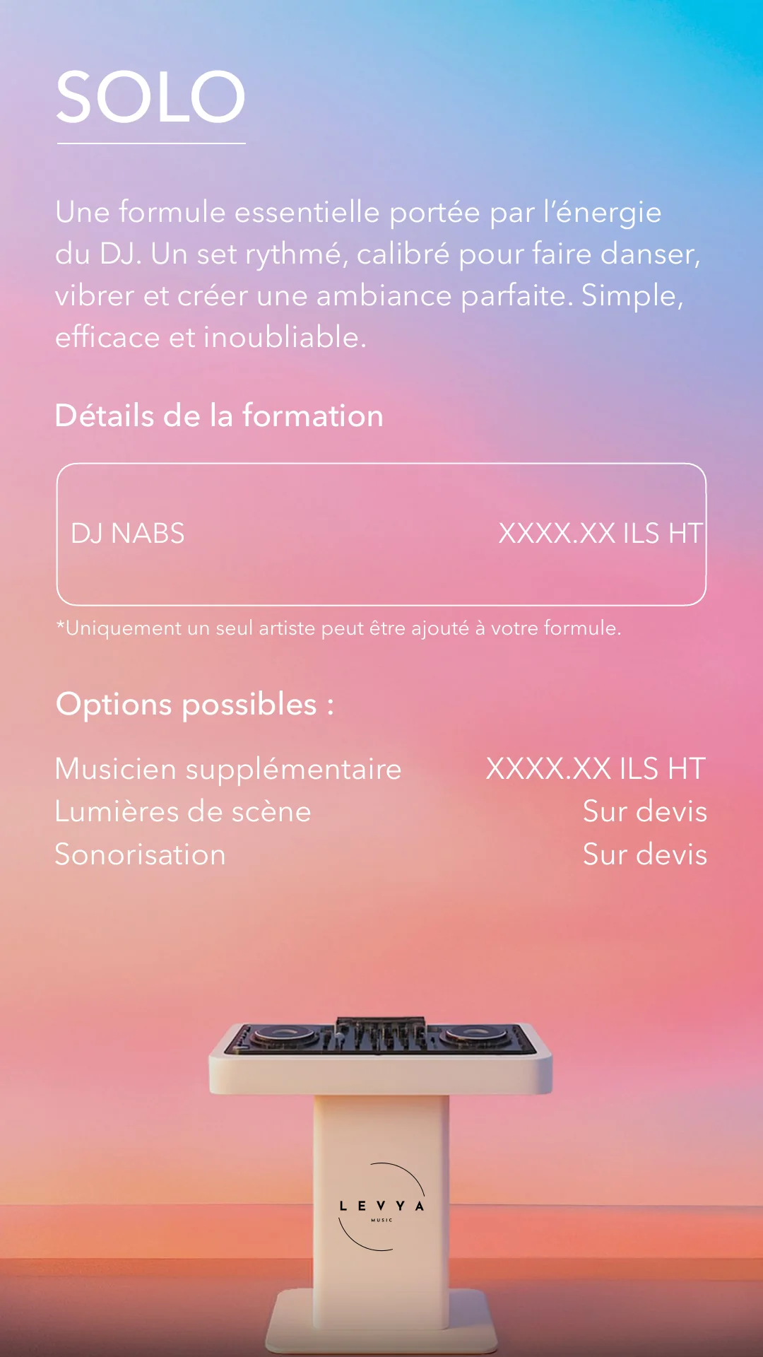 Formule Solo